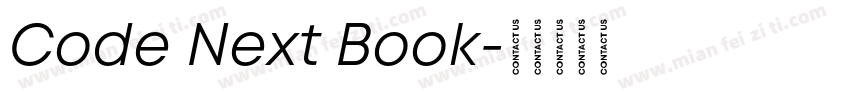 Code Next Book字体转换